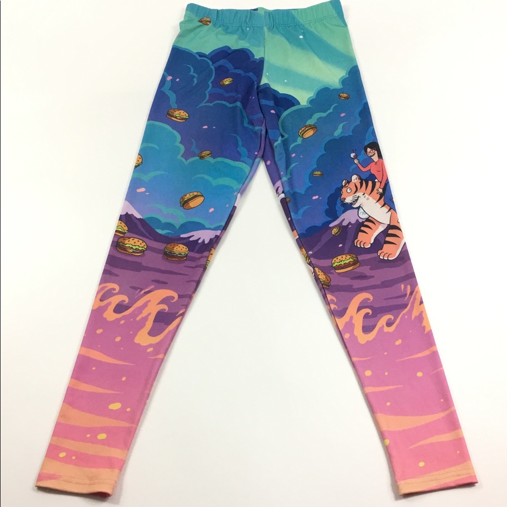 BOB'S BURGERS - Women's Leggings Size Medium Used